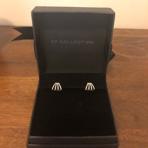 EF Collection Diamond Multi Huggie Earrings